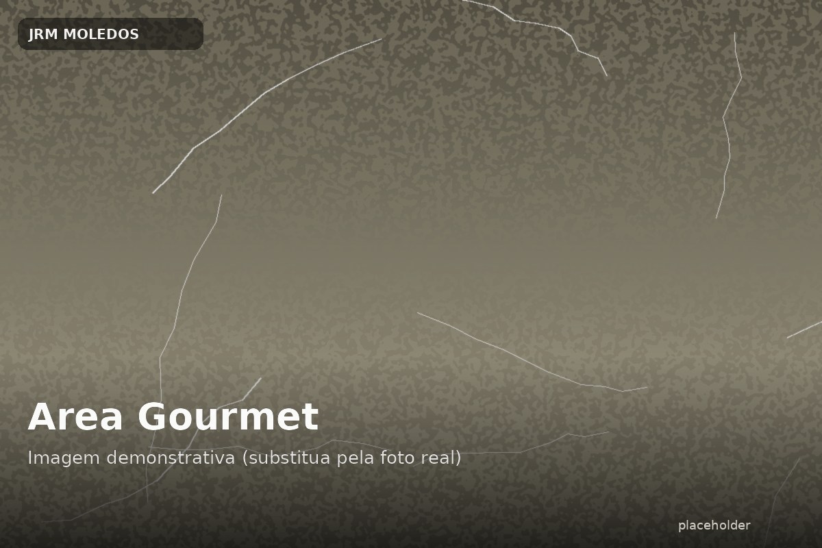 Área Gourmet com Parede de Pedra Natural