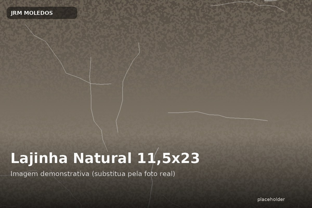 Lajinha Natural 11,5 x 23 cm (Rústica Premium)