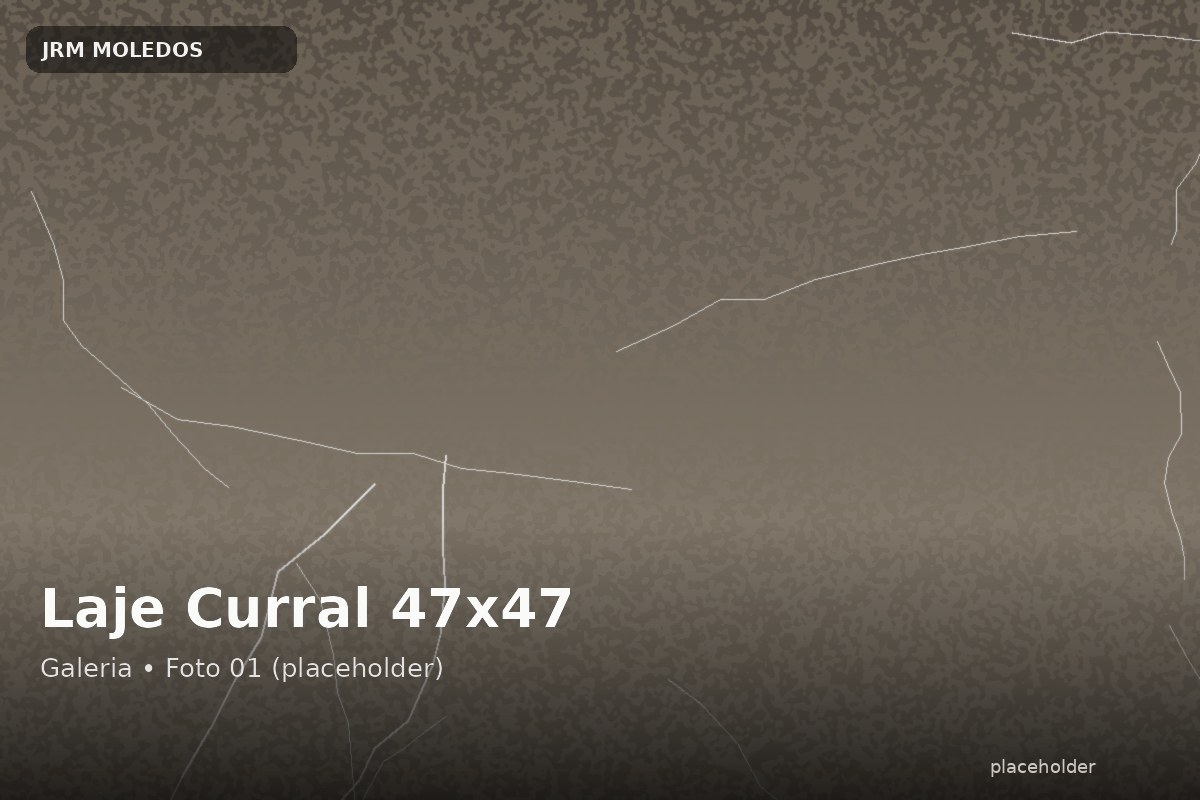 Laje “Curral” 47 x 47 cm (Piso Externo)
