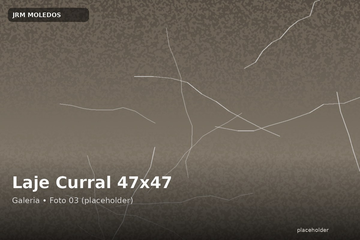 Laje “Curral” 47 x 47 cm (Piso Externo)