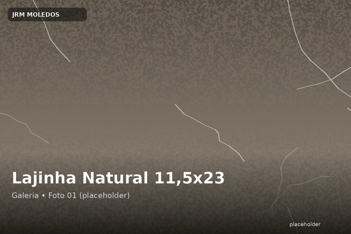 Lajinha Natural 11,5 x 23 cm (Rústica Premium)