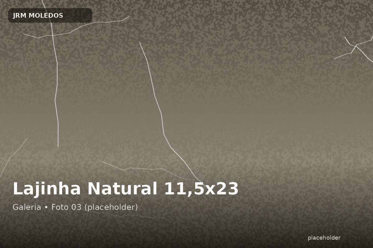 Lajinha Natural 11,5 x 23 cm (Rústica Premium)